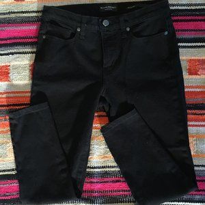 Banana Republic Mid-Rise Skinny Jean Black Size 28P